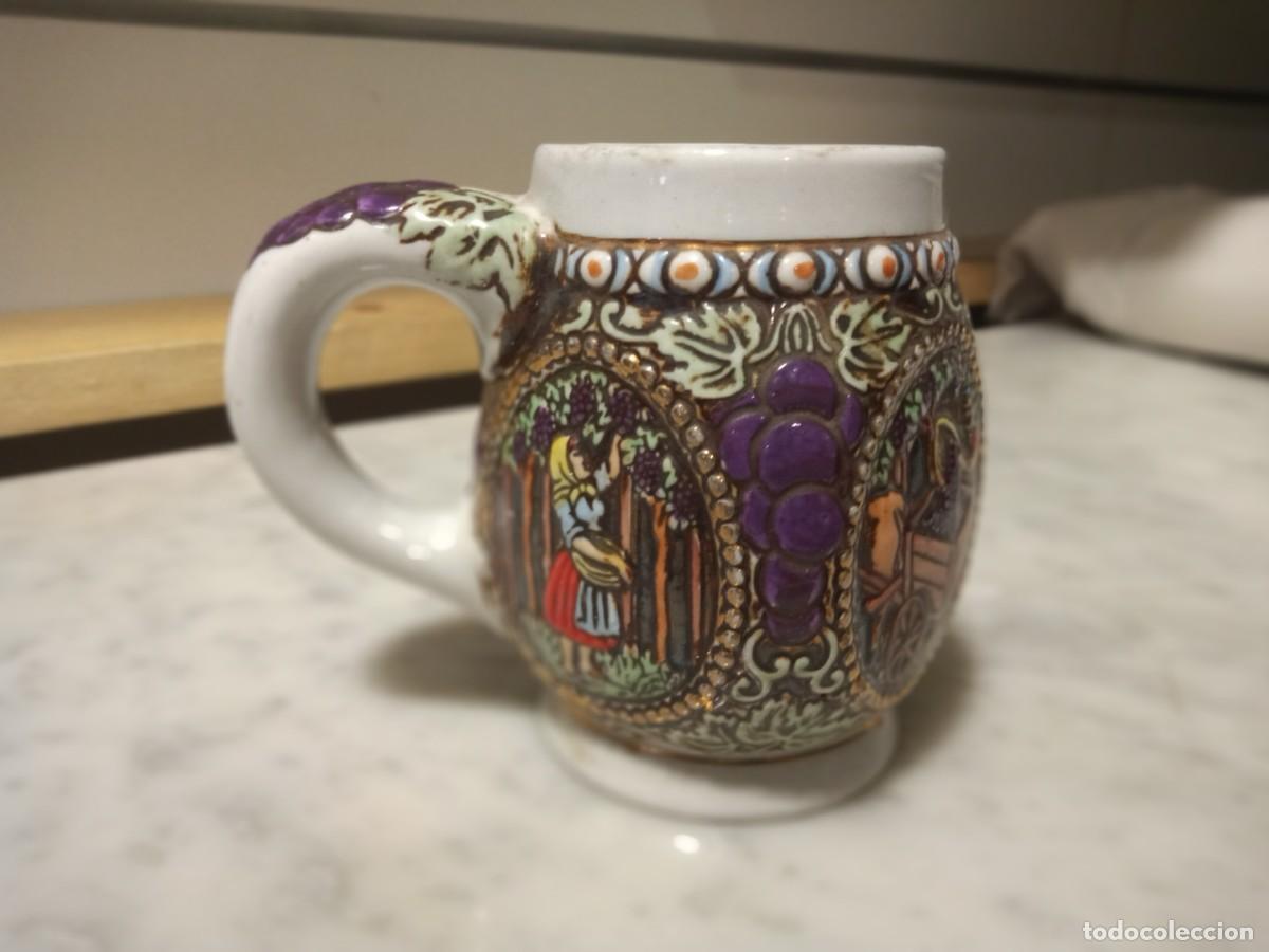 Vintage: MINI JARRA CERVEZA CERAMARTE LTDA IN VINO VERITAS VENDIMIA