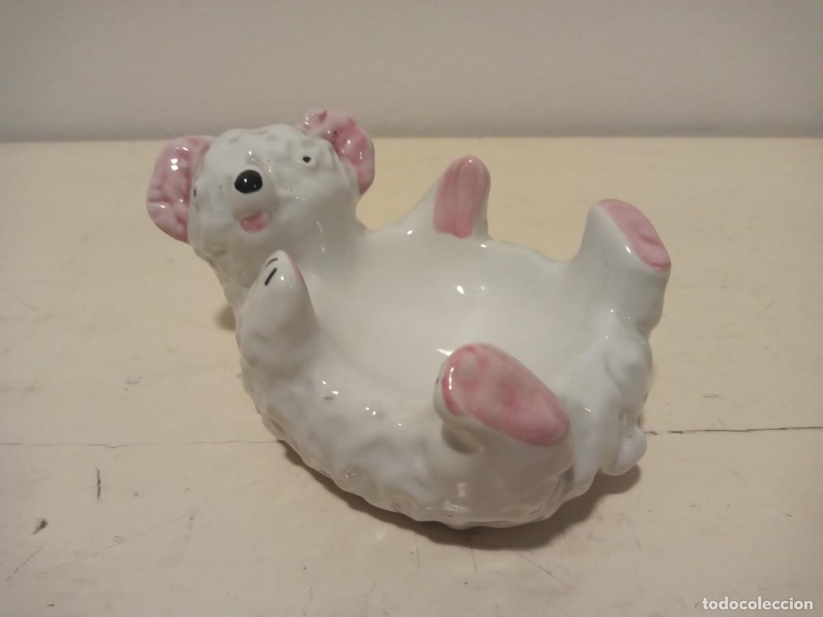 Vintage: PEQUE&Ntilde;O CENICERO / PORTAOBJETOS CER&Aacute;MICA VINTAGE OSO BOCA ARRIBA