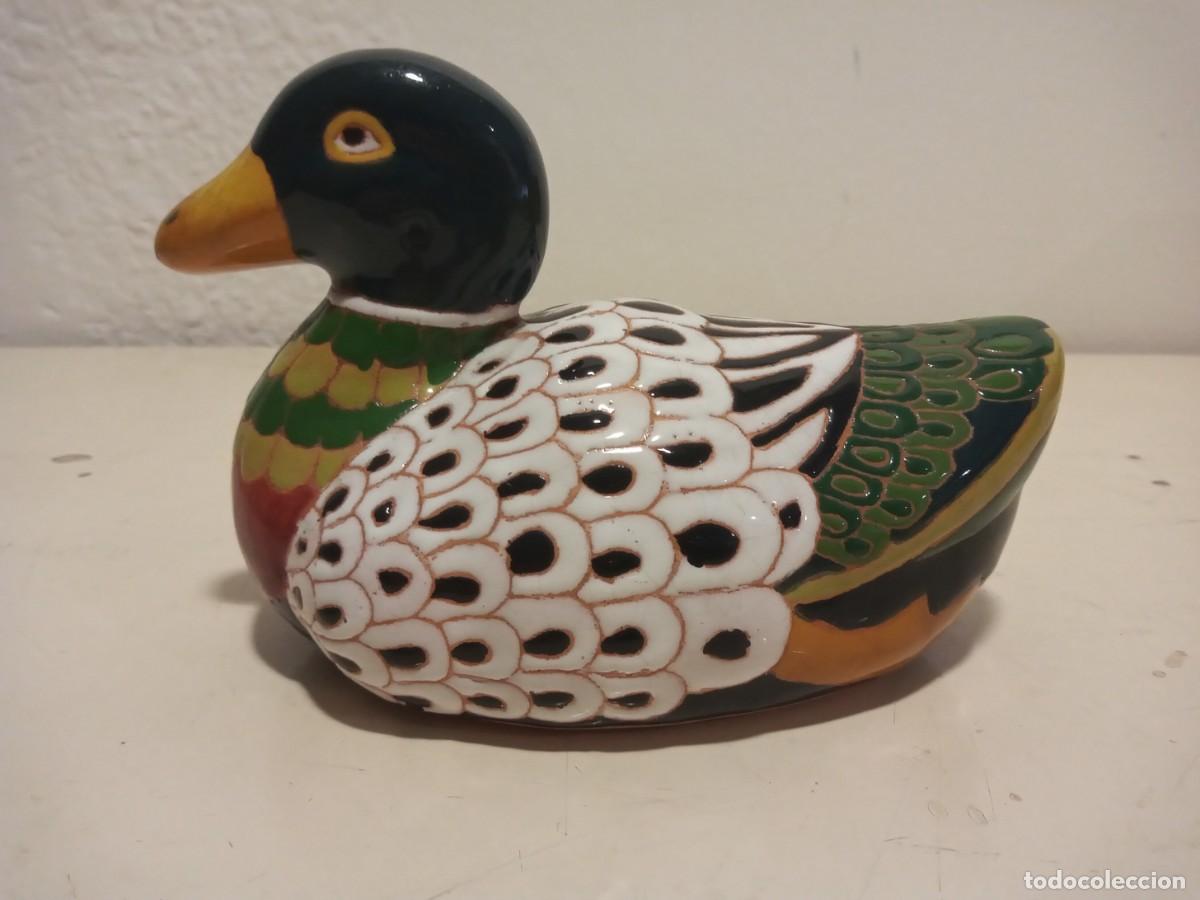 Vintage: PATO CERAMICA CALADA PINTADO MANO OSTROROG