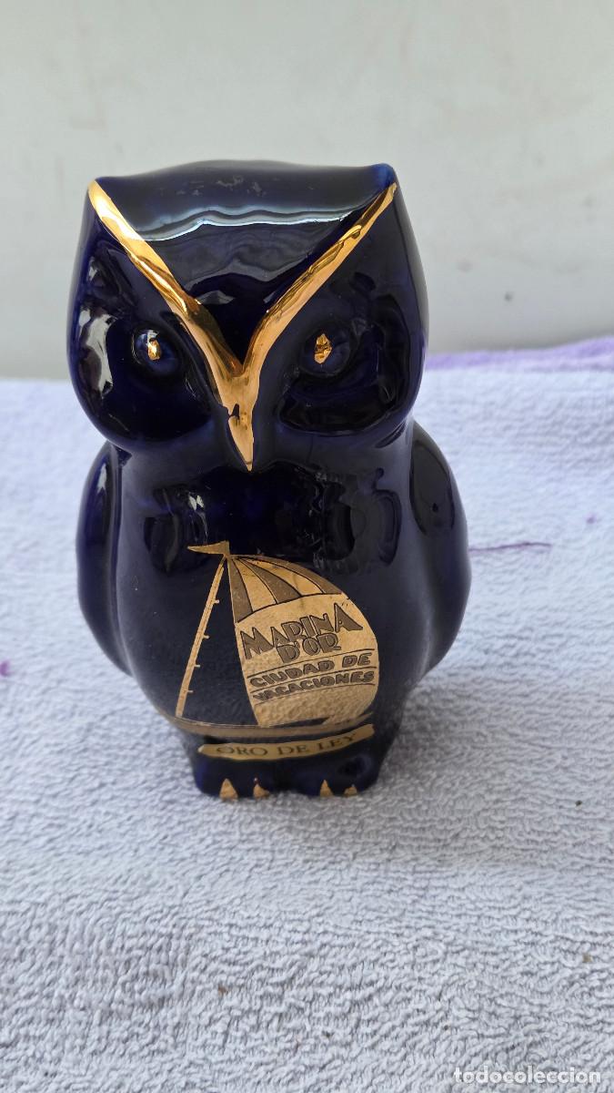 Vintage: figura de porcelana buho