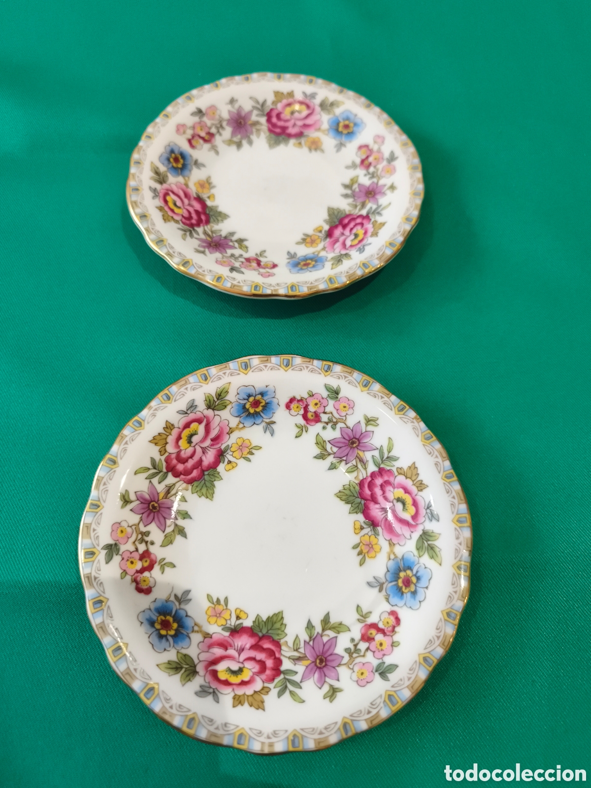 Vintage: Pareja de Platillos Porcelana Inglesa &rdquo;Royal Grafton&rdquo; - Modelo Malvern