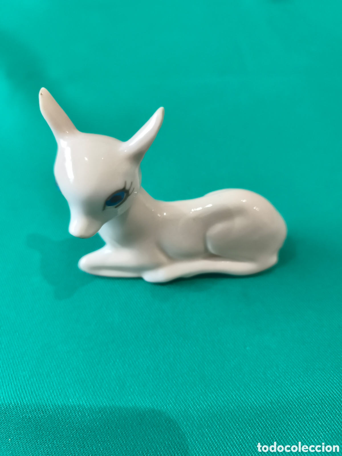 Vintage: Figura Cervatillo de Porcelana &rdquo;Casades&rdquo; - Vintage A&ntilde;os 80