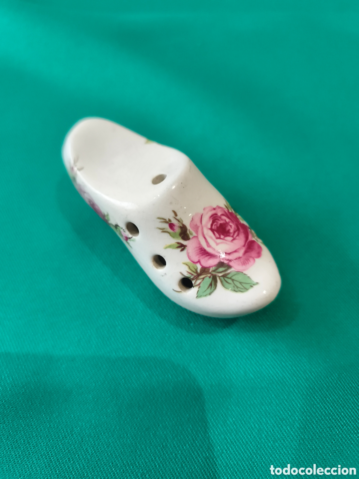 Vintage: Zapato Pomander de Porcelana Inglesa &rdquo;Sally Robinson&rdquo; - Vintage