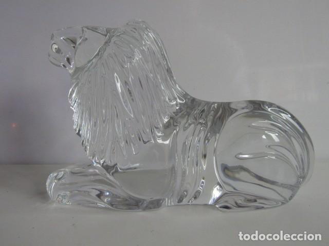 Vintage: PRECIOSO GRAN LEON EN REPOSO EN CRISTAL WATERFORD CRYSTAL IRLANDA