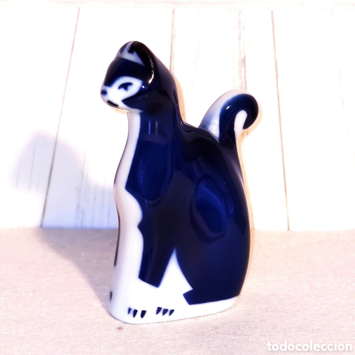 Vintage: Figura Gato Sargadelos serie Fauna Gallega