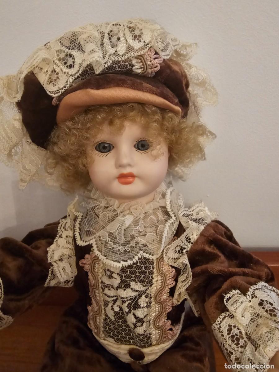 Vintage: Mu&ntilde;eco Articulado de Porcelana - Ram&oacute;n Ingl&eacute;s - 40 cm - Excelente Estado