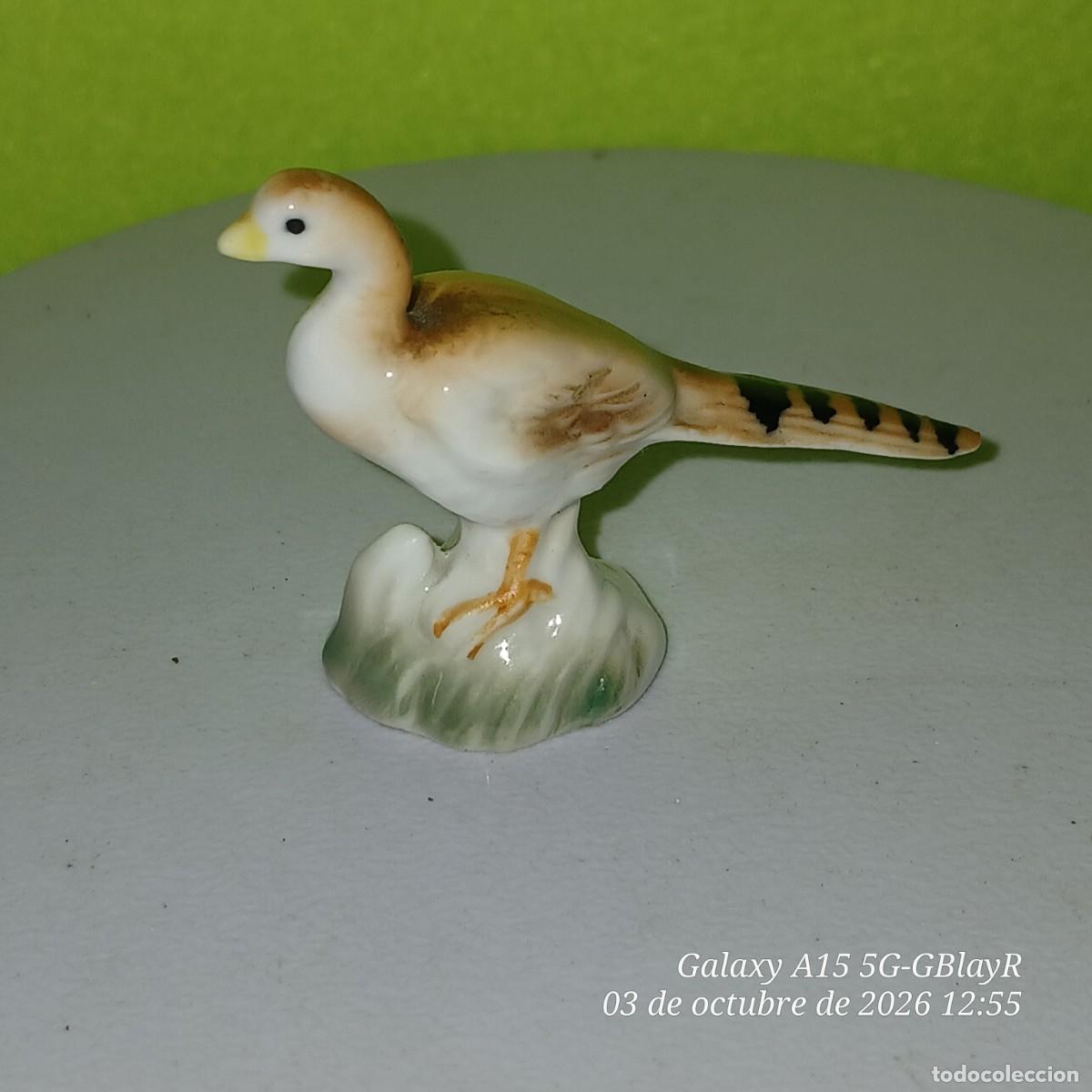 Vintage: Miniatura Fais&aacute;n, porcelana Alemania occidental, 1960'