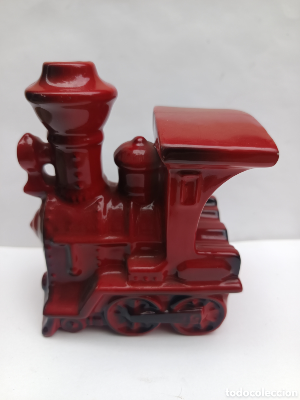 Vintage: Tren 1972 J&aacute;tiva cer&aacute;mica porcelana roja