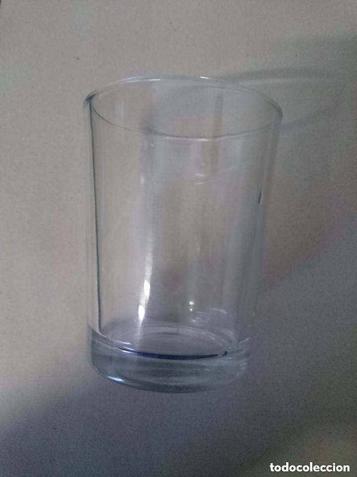 Vintage: Vaso de vidrio transparente de dise&ntilde;o cl&aacute;sico, sencillo y completamente liso--a&ntilde;os 70-menaje cocina