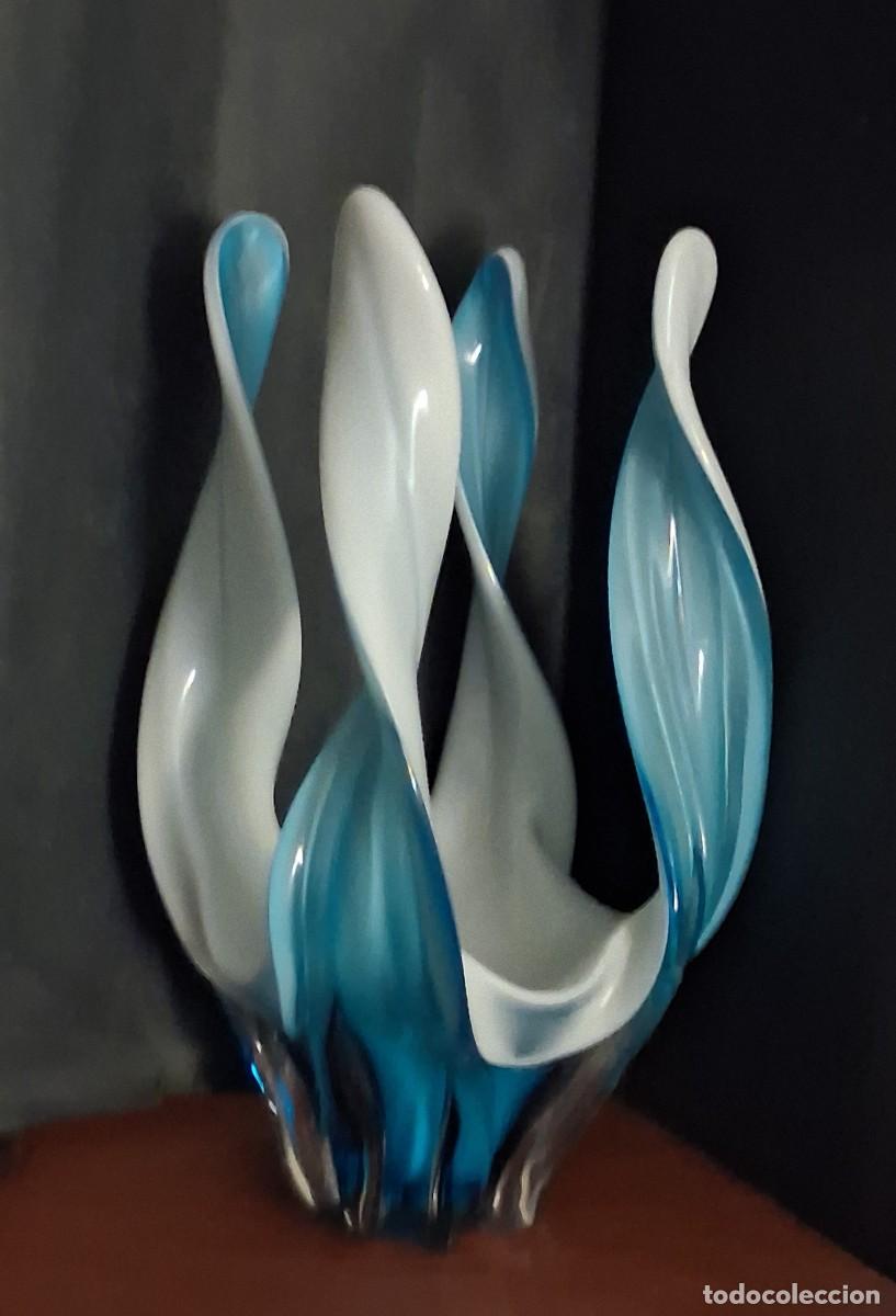 Vintage: Centro de mesa de cristal de Murano a&ntilde;os 60