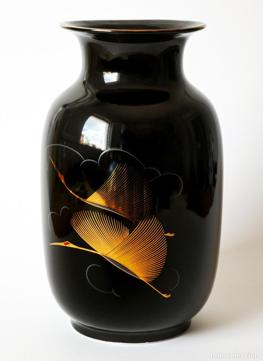 Vintage: EXCELENTE JARR&Oacute;N ESTILO JAPON&Eacute;S CER&Aacute;MICA DE LA FIRMA SANBO VALENCIA MID-CENTURY VINTAGE A&Ntilde;OS 70 80