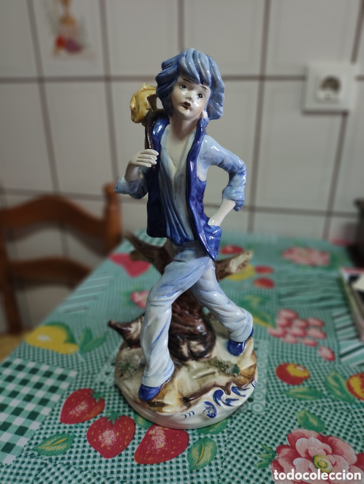 Vintage: Figura porcelana estilo Capodimonte