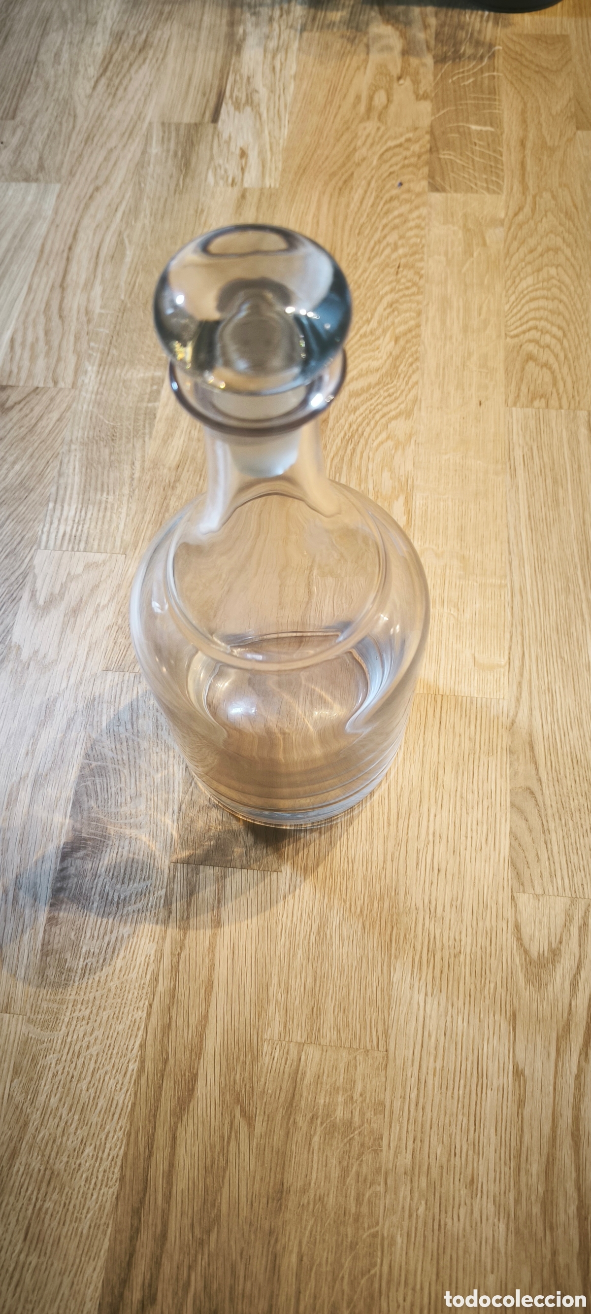 Vintage: LICORERA DECANTADOR DE CRISTAL TRANSPARENTE &ndash; TAP&Oacute;N ESMERILADO &ndash; DISE&Ntilde;O CL&Aacute;SICO