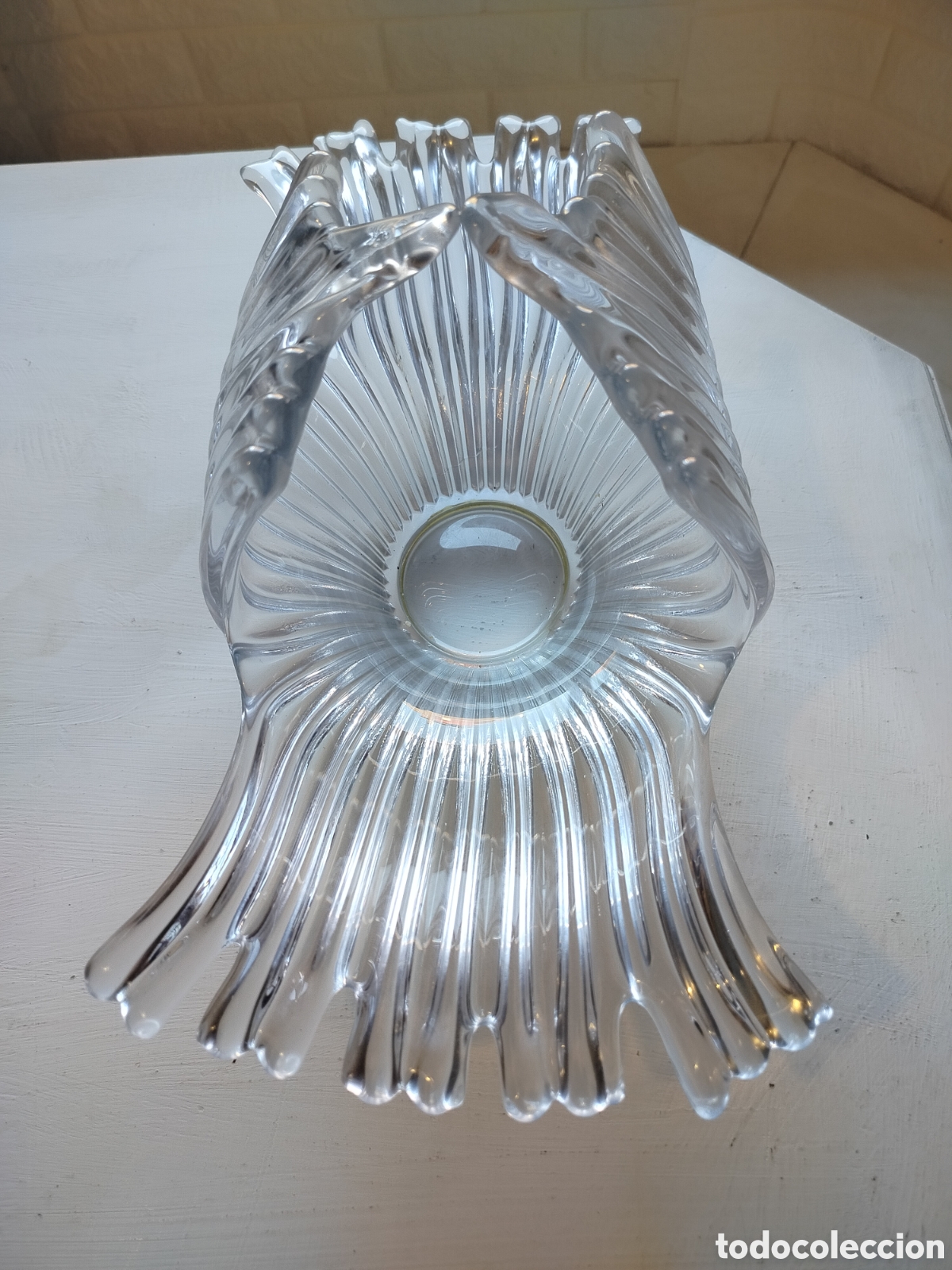 Vintage: Centro de Mesa de Cristal - Foto 2