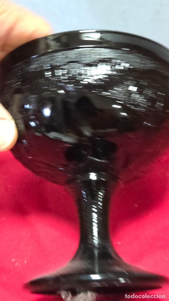 Vintage: copon de cristal negro - Foto 3