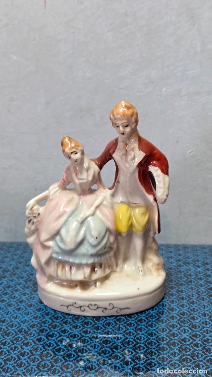 Vintage: figura de porcelana biscuit