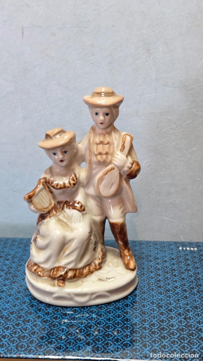 Vintage: figura de porcelana biscuit