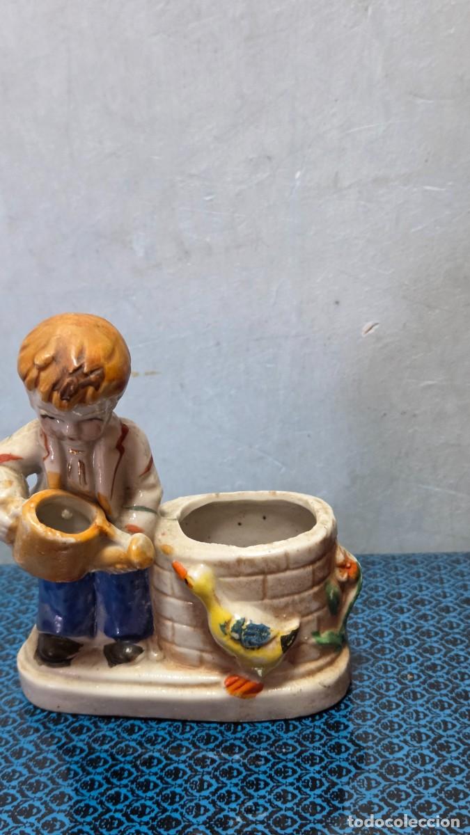 Vintage: figura de porcelana biscuit