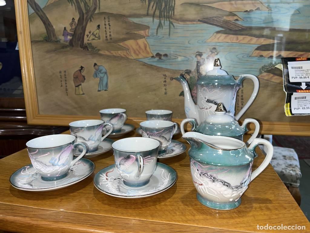Vintage: JUEGO DE CAF&Eacute; ORIENTAL - Foto 3