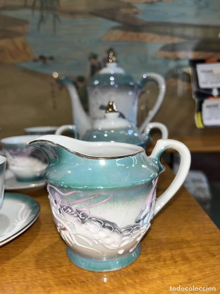 Vintage: JUEGO DE CAF&Eacute; ORIENTAL - Foto 4
