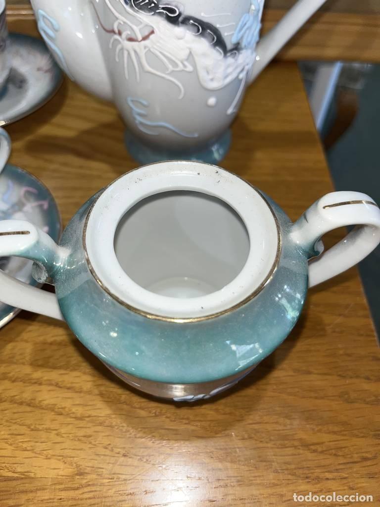 Vintage: JUEGO DE CAF&Eacute; ORIENTAL - Foto 7