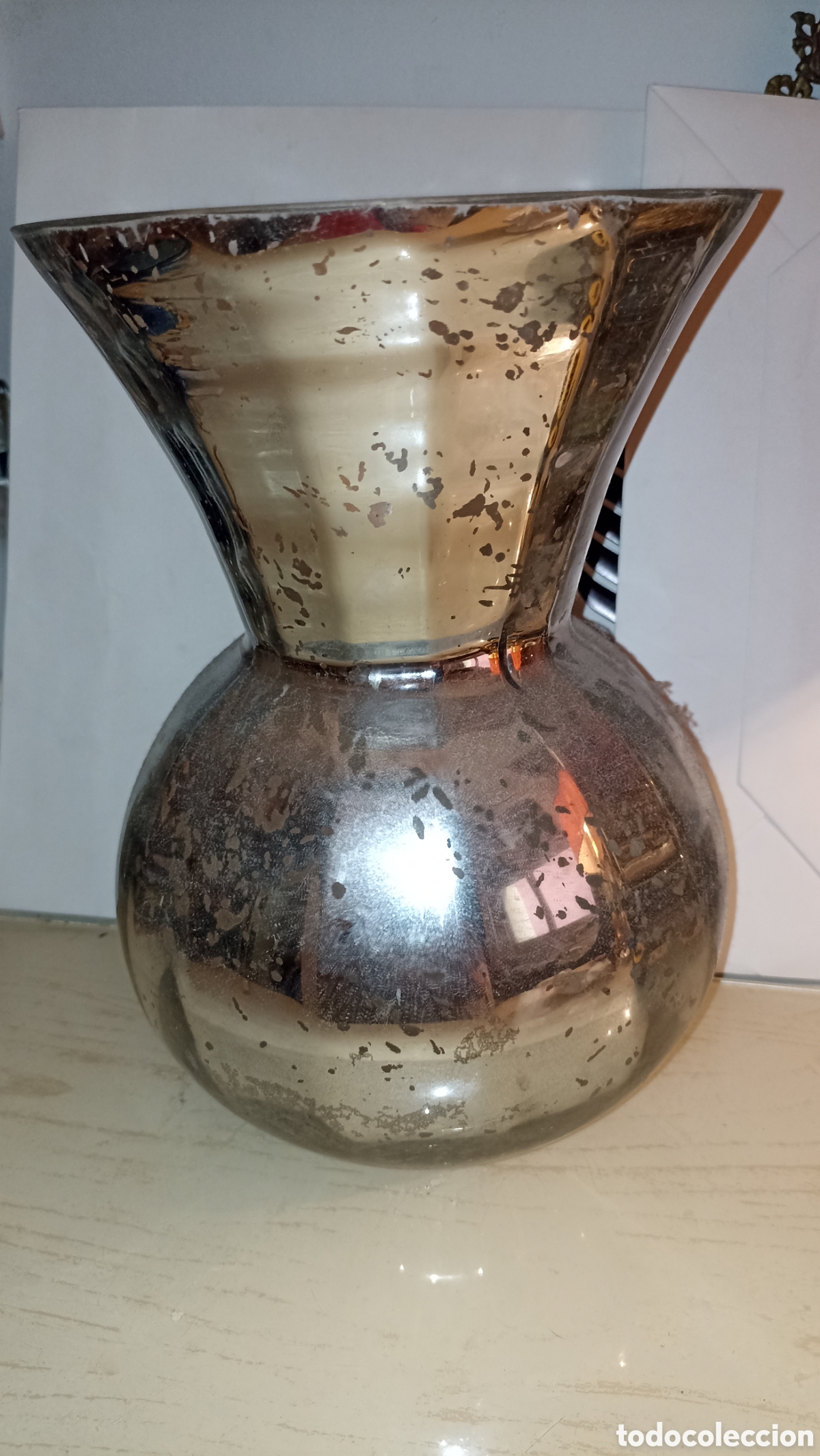 Vintage: Jarr&oacute;n / Florero de vidrio estilo mercurio (Efecto envejecido)