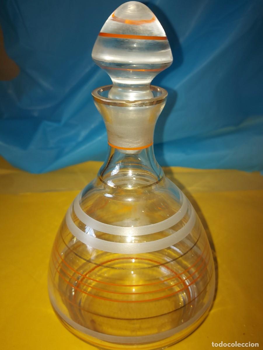 Vintage: LICORERA O DECANTADOR DE CRISTAL ANTIGUO