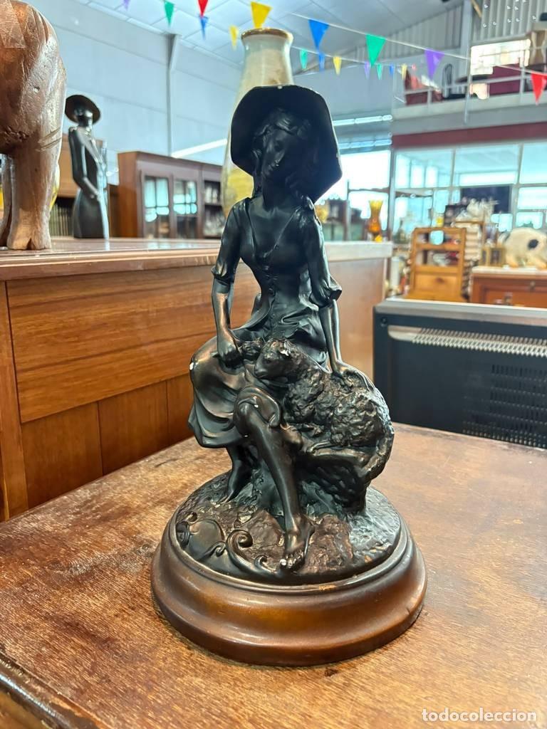Vintage: FIGURA DE UNA PASTORA - Foto 2