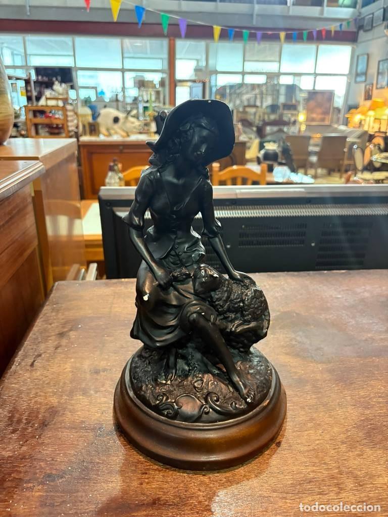 Vintage: FIGURA DE UNA PASTORA - Foto 3