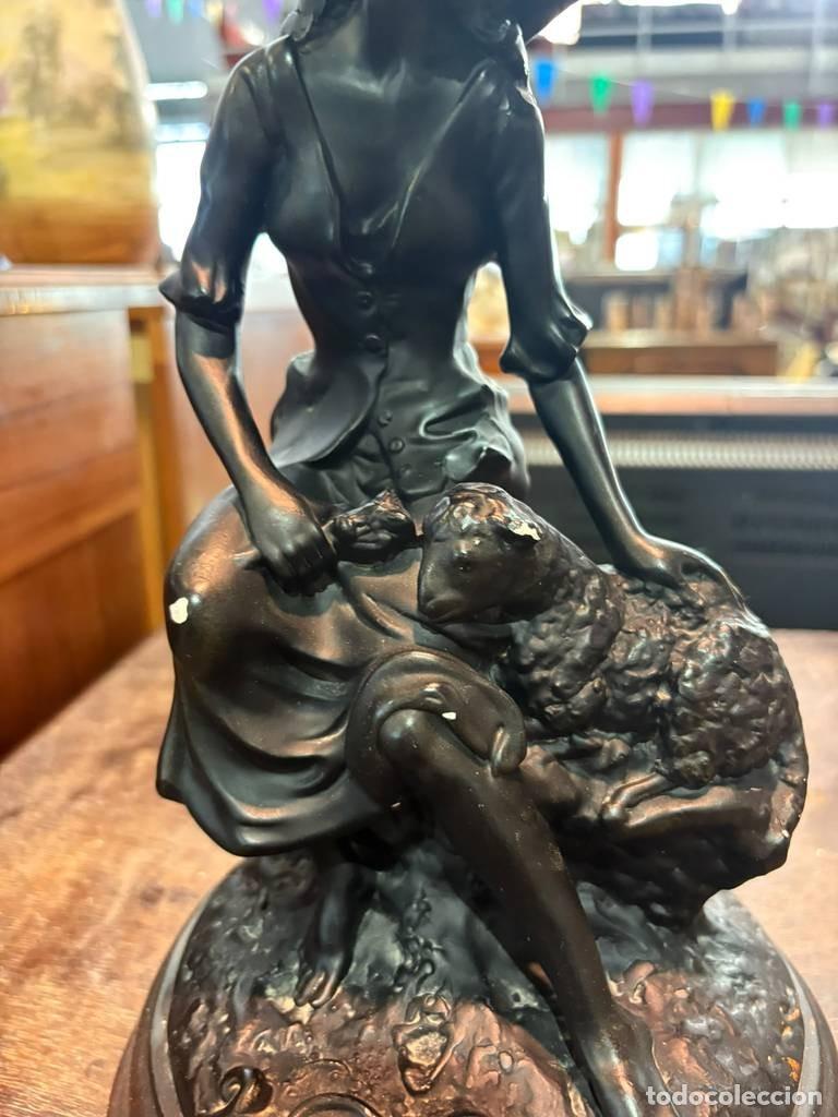 Vintage: FIGURA DE UNA PASTORA - Foto 4