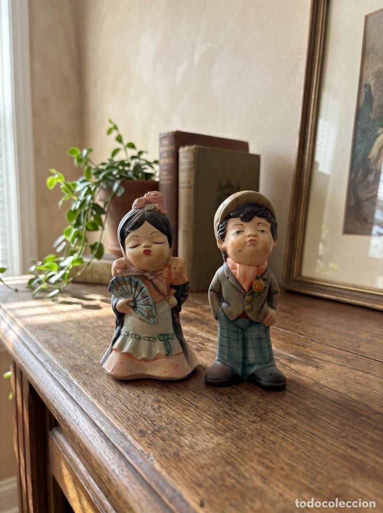 Vintage: PAREJA MU&Ntilde;ECOS ESPA&Ntilde;OLES