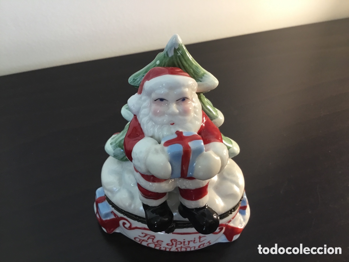 Vintage: Cajita de porcelana Villeroy & Bosch Papa Noel