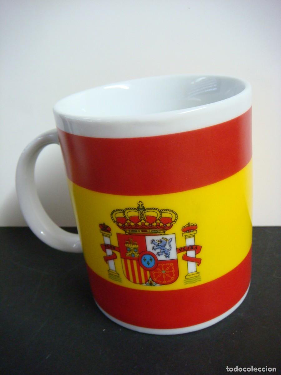 Vintage: JARRA EN PORCELANA CON EL ESCUDO DE ESPA&Ntilde;A-(&)