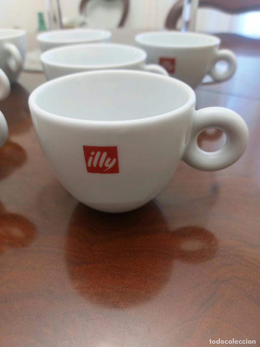 Vintage: 7 TAZAS CAPUCHINO ILLY