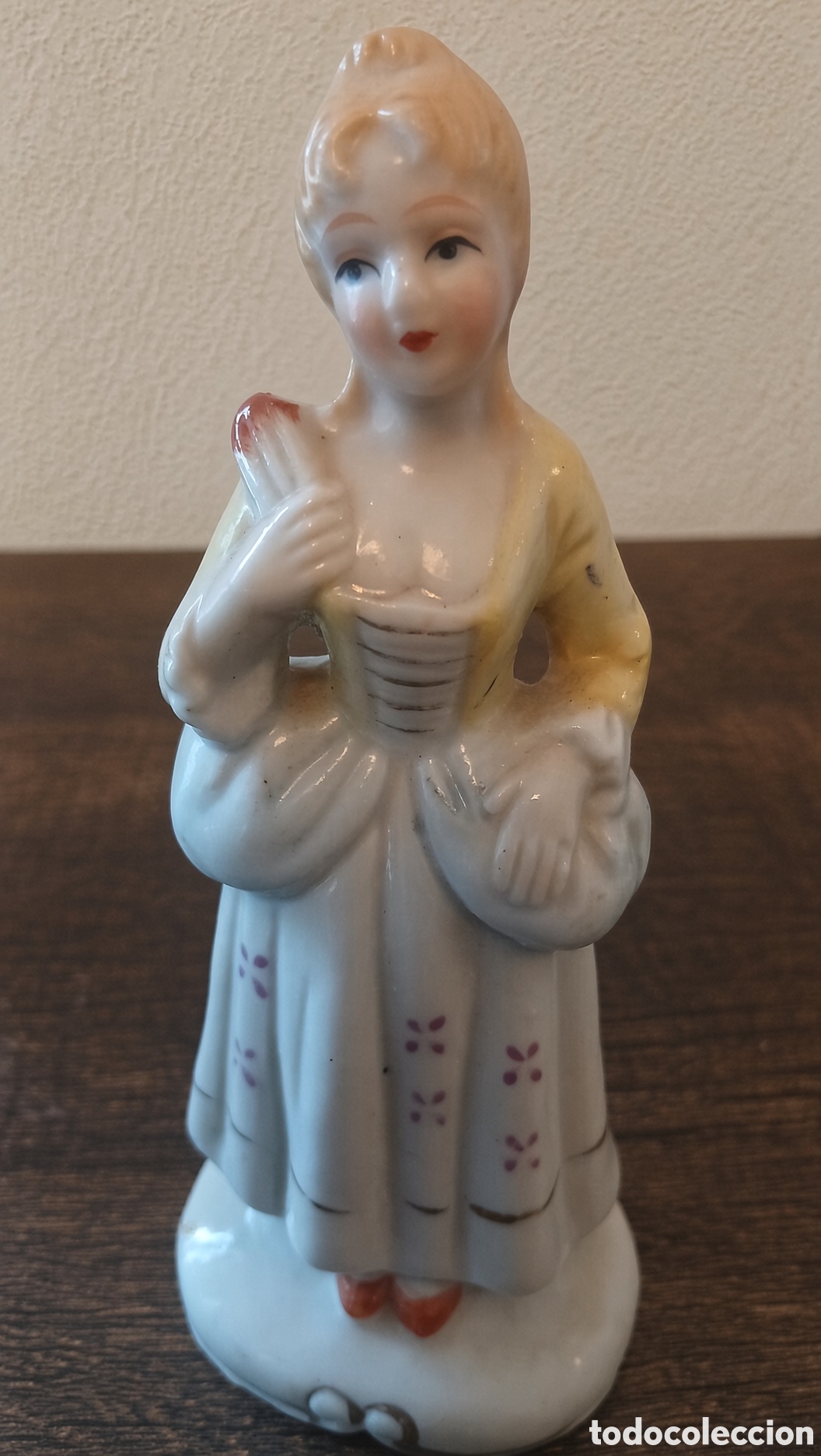 Vintage: figura de porcelana de una dama
