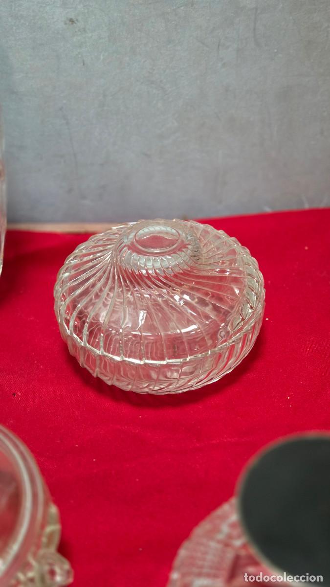 Vintage: azucarero de cristal vintage