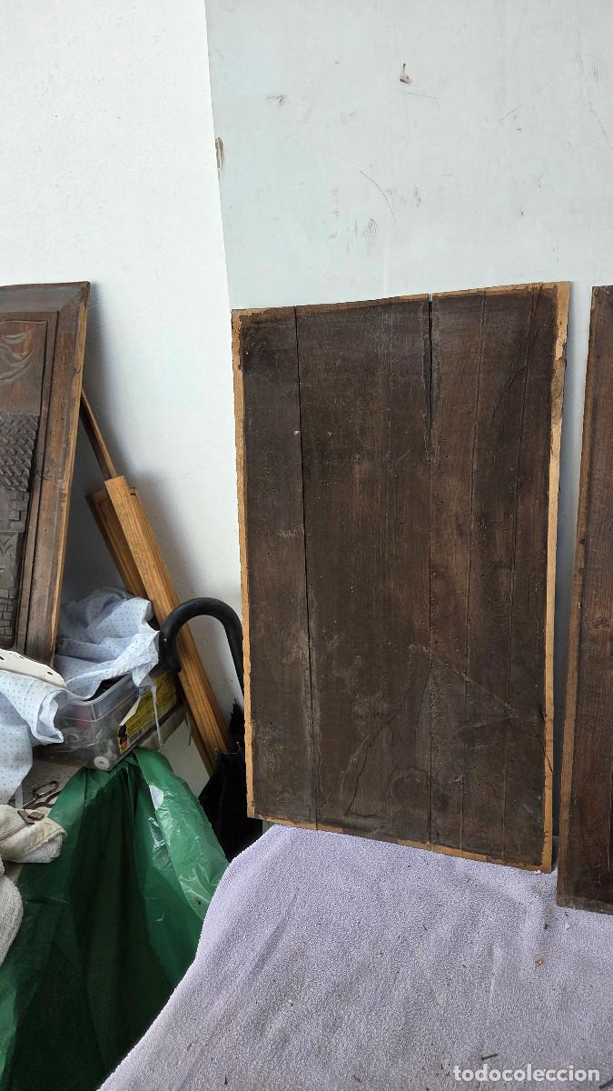 Vintage: tabla con figuras de madera - Foto 4