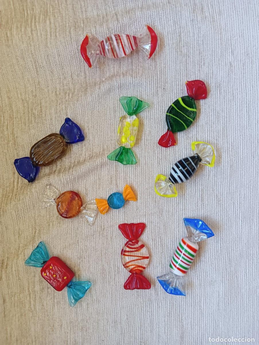 Vintage: CARAMELOS DE CRISTAL DE MURANO