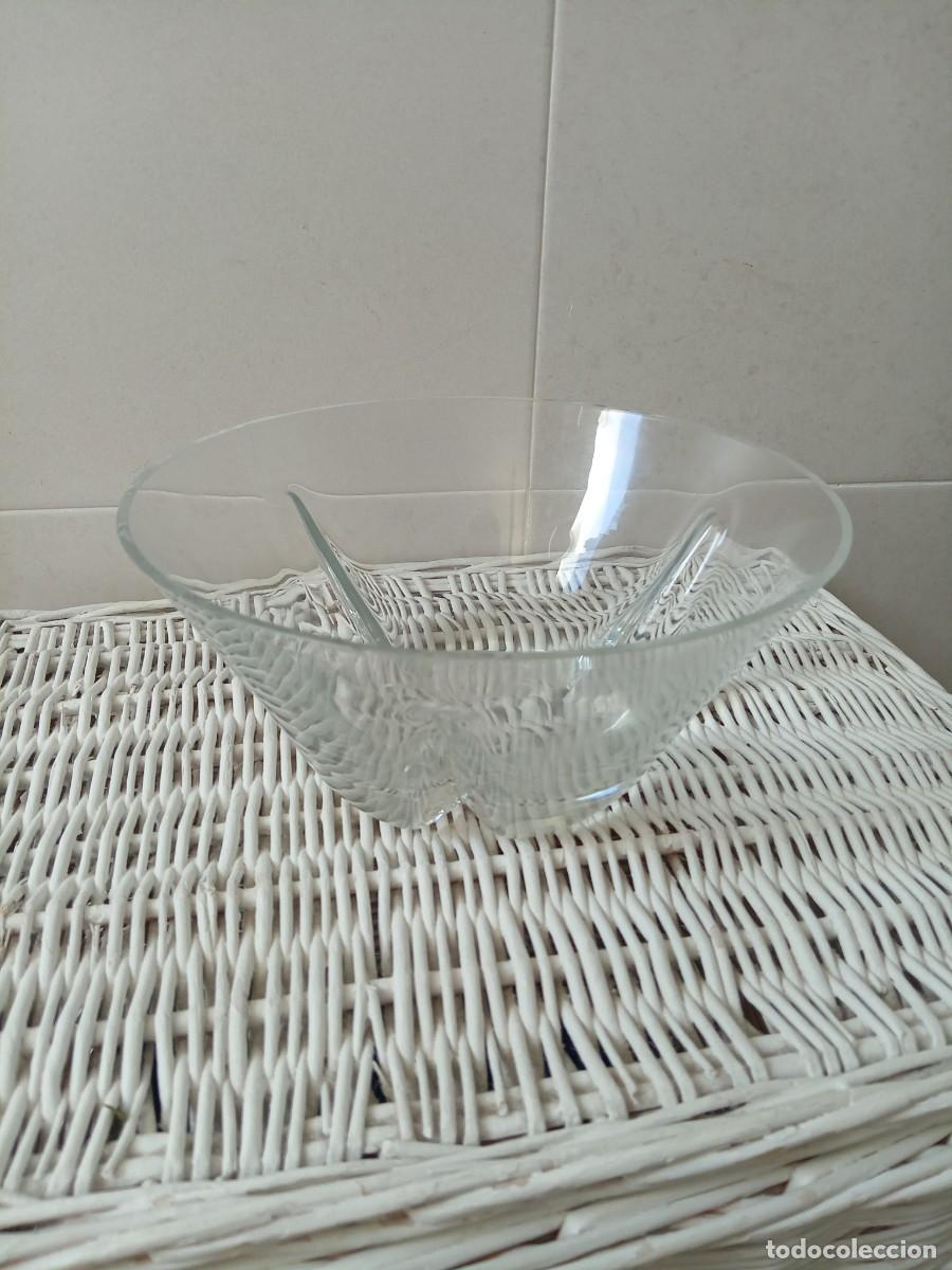 Vintage: Ensaladera Cristal dise&ntilde;o Pertti Kallioinen Escandinavo