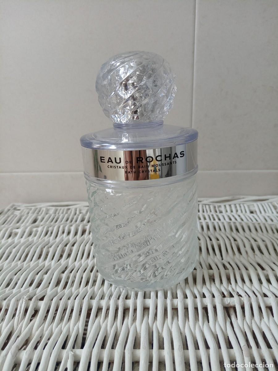 Vintage: Frasco cristal Vintage Eau de Rochas 17cm