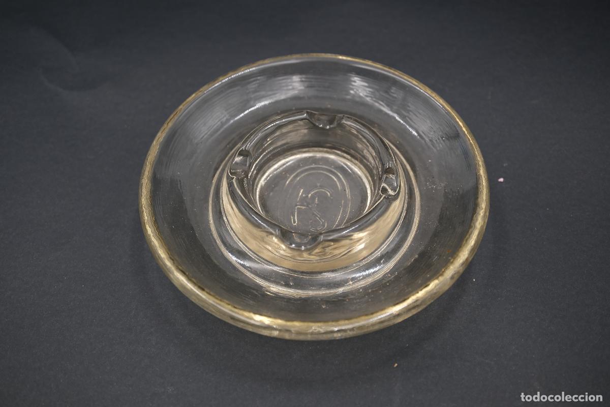 Vintage: Cenicero de cristal 20th century