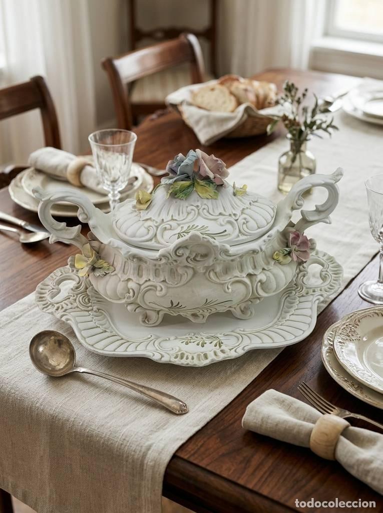 Vintage: SOPERA DE PORCELANA ITALIANA