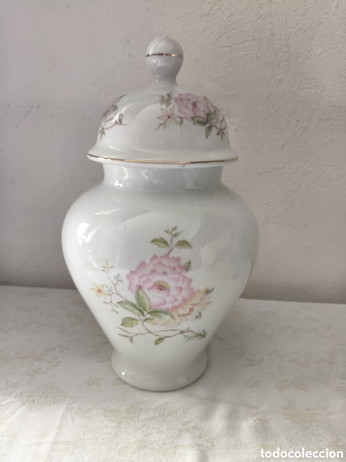 Vintage: Tibor porcelanas Guillen ideal l&aacute;mpara de cer&aacute;mica sobremesa