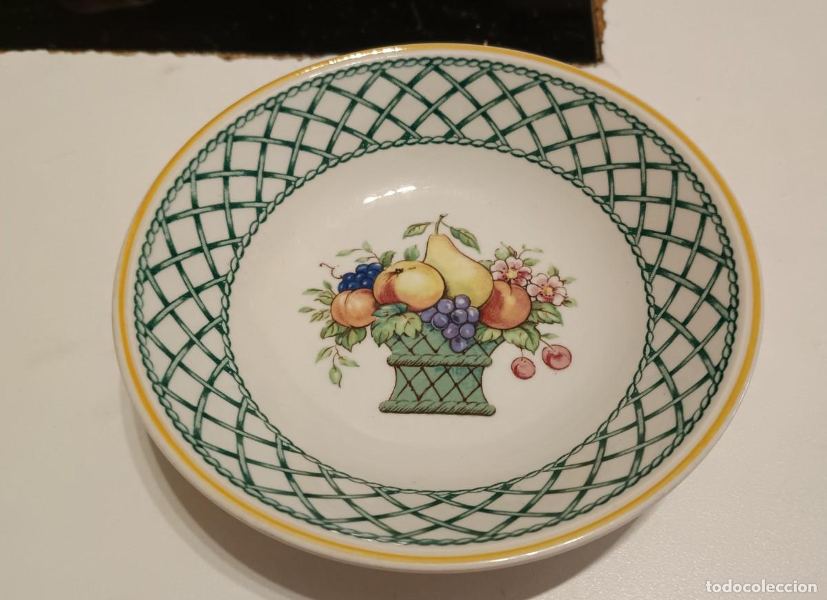 Vintage: HERMOSO CUENCO PARA POSTRE O FRUTAS DE PORCELANA DE CALIDAD DE LA PRESTIGIOSA MARCA ALEMANA VILLEROY