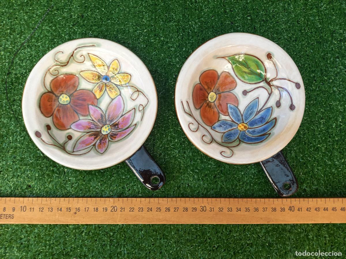 Vintage: Lote de dos platos de ceramica Sant Vicens