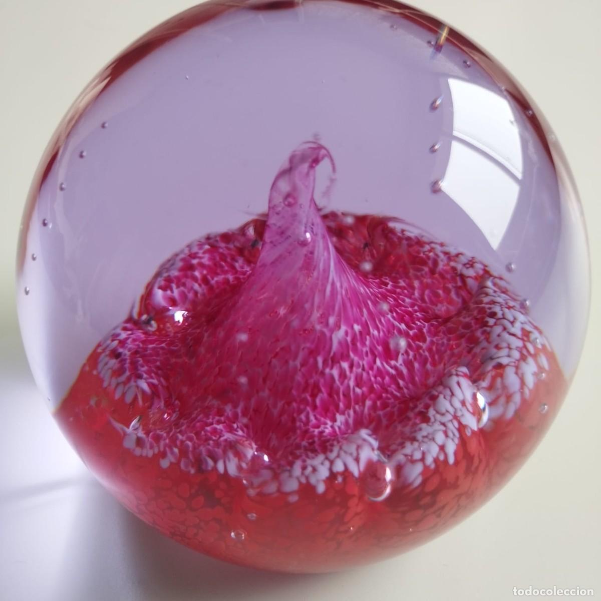 Vintage: Pisapapeles Caithness Desert Spring 1992 &ndash; Cristal escoc&eacute;s firmado