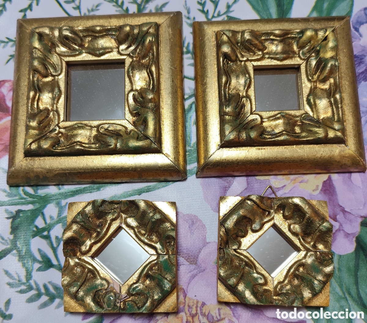 Vintage: Lote de 4 Mini Espejos - Foto 1