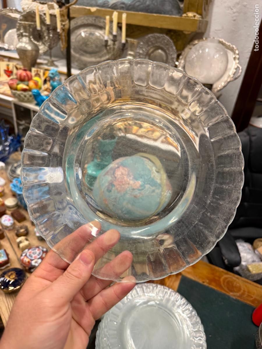 Vintage: PLATO LLANO DE CRISTAL DURALEX - MEDIDA 23 CM - VINTAGE - 1