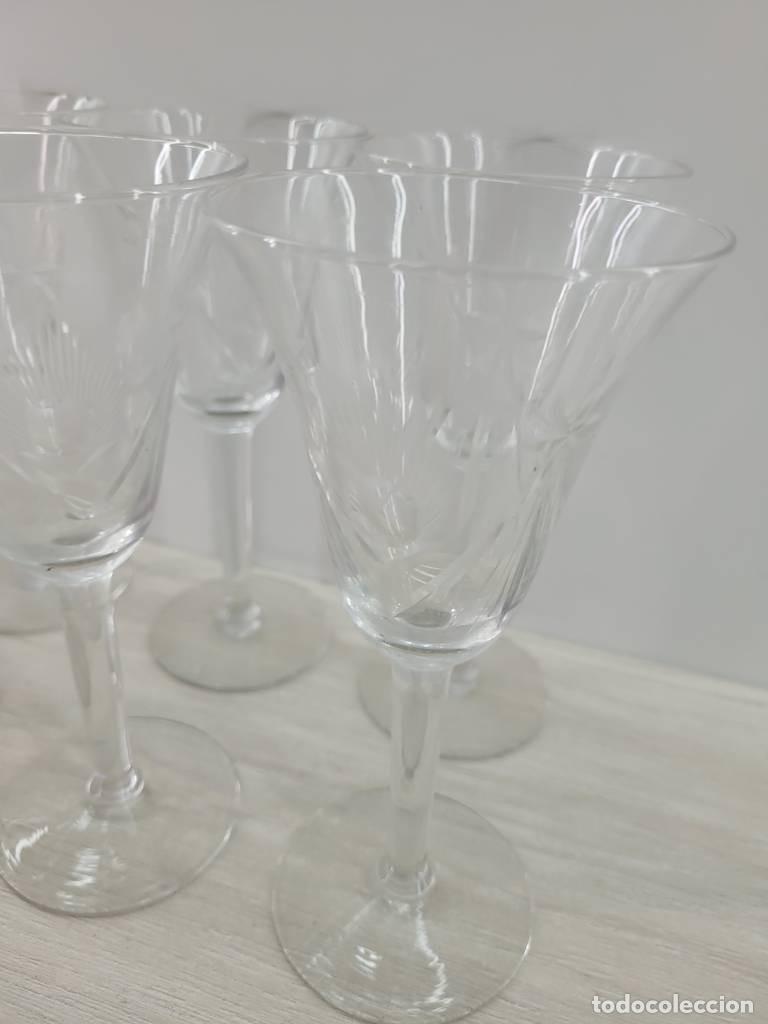Vintage: JUEGO DE COPAS DE CRISTAL - Foto 3