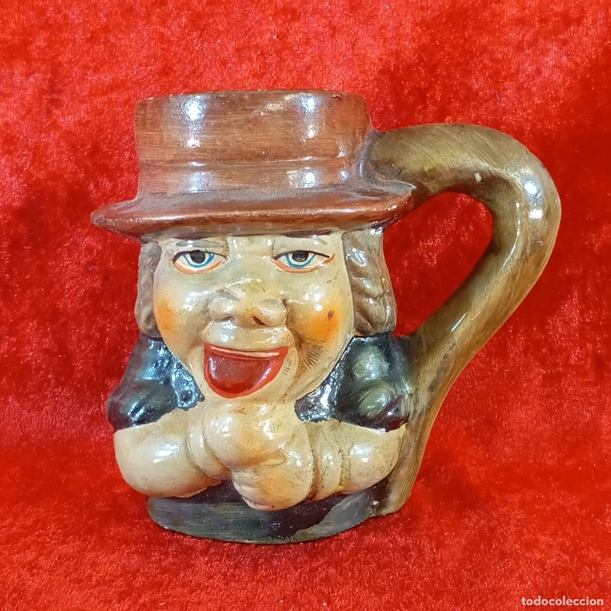 Vintage: ANTIGUA TAZA DE ESTILO VINTAGE - ALFARERO INGLES - 10,5 CM DE ALTO
